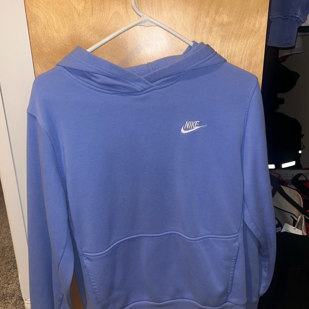Nike Light Blue Pullover Hoodie